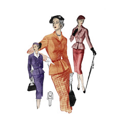 Ensemble veste et jupe 1952