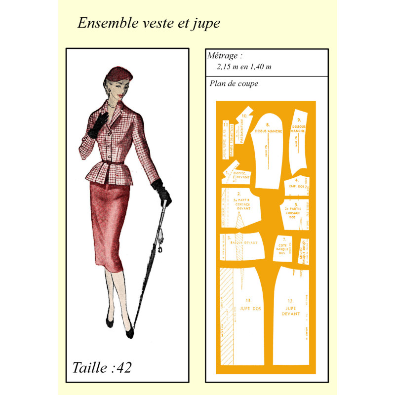 Ensemble veste et jupe