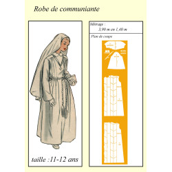 Robe élégante et robe de communiante