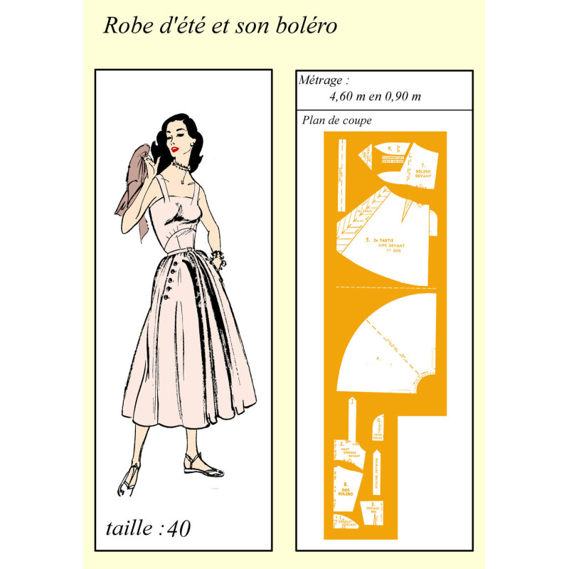 Robe d'été et son boléro