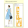 Robe au grand col marin 1954