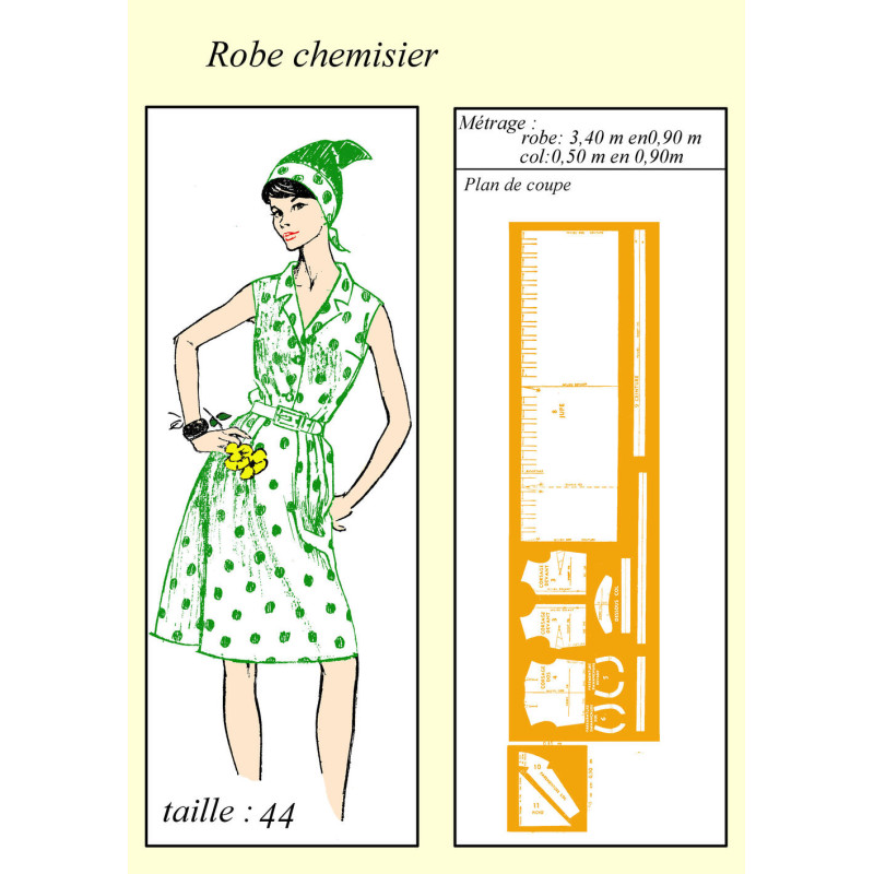 robe chemisier 1965