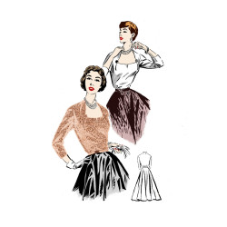 ensemble habillé 1955