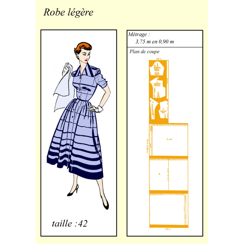 lightweight dress 1953